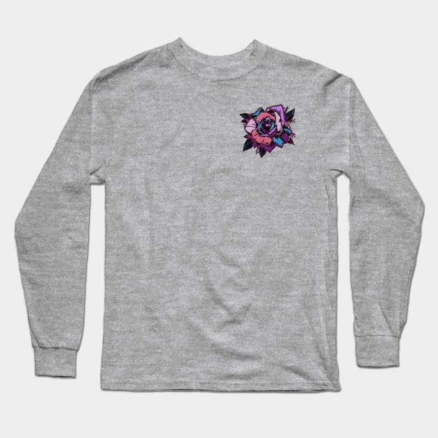 flower Long Sleeve T-Shirt by amenij